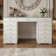 Hollywood 13 Drawers White 125cm HIGH GLOSS FINISH (No Mirror)