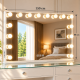 Hollywood Bulb Vanity Mirror with Bluetooth 150x80cm – Rectangular Makeup Mirror
