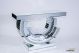 Eclipse glass hallway table (with mirror $750)