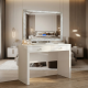 Hollywood 2D100cm high gloss 2 pack+big crystal oval mirror