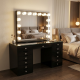 Hollywood 13D150cm high gloss 2 pack +Bluetooth globe mirror
