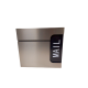 Zachari stainless steel letter box