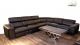 Max Black Leather Sofa with 2 Electric Recliner