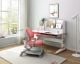 GeniusLab adjustable chair and study desk pink