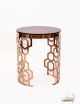 Hive Side Table With Glass
