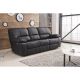 Louis 3 Seater Leather Electric Recliner