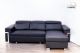 Mono Black Leather Sofa Bed