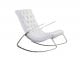 Relaxee Chair White Leather