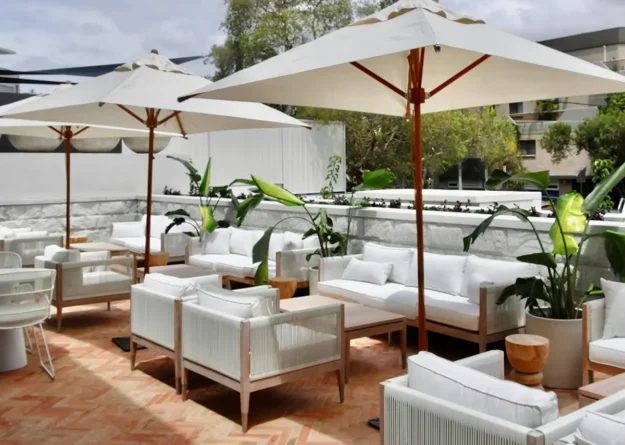 Clean patio setups